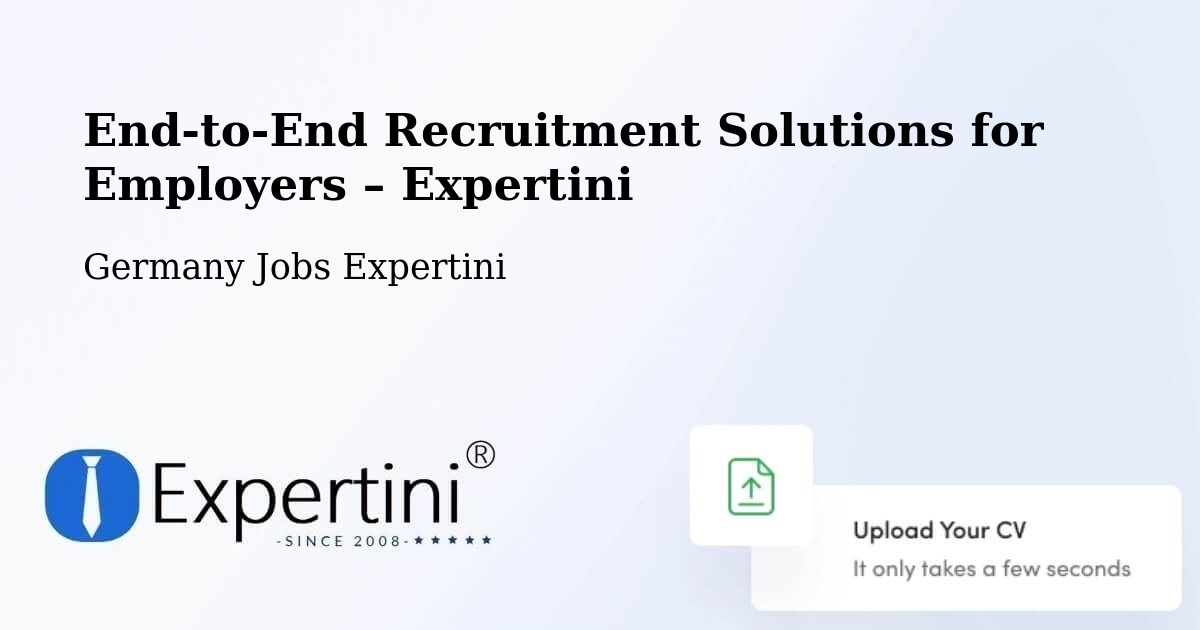 Recruitment Solutions for Employers – Boxberg - Boxberg, Germany Jobs Expertini